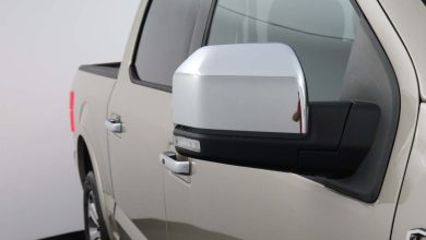 آینه‌های جانبی تاشو برقی با گرم‌کن منبع سایت چرخان