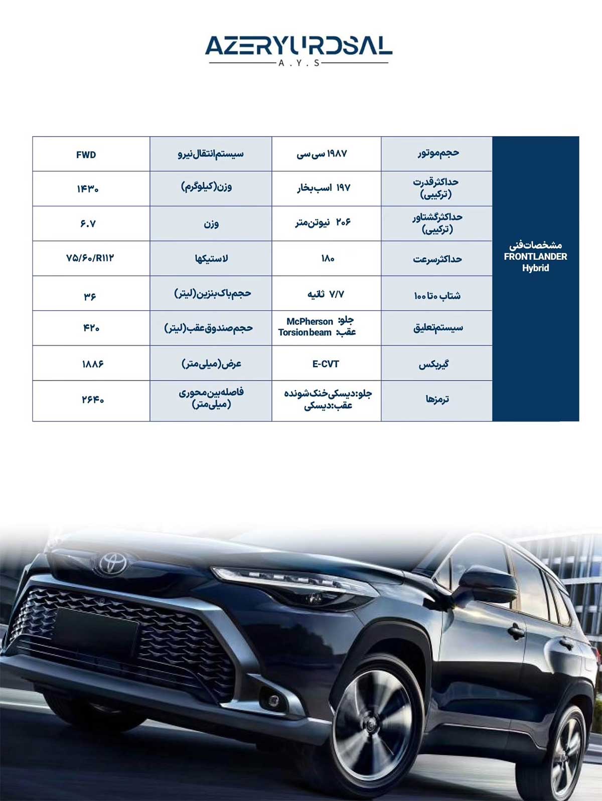 تویوتا کمری وارداتی آذریوردسال