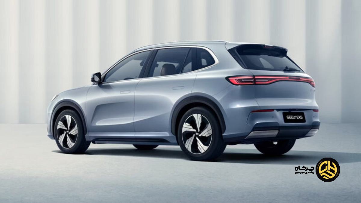 کراساوور برقی جیلی EX5 با سیستم فرمانپذیری مستقل ۹۰ درجهای جیلی EX5