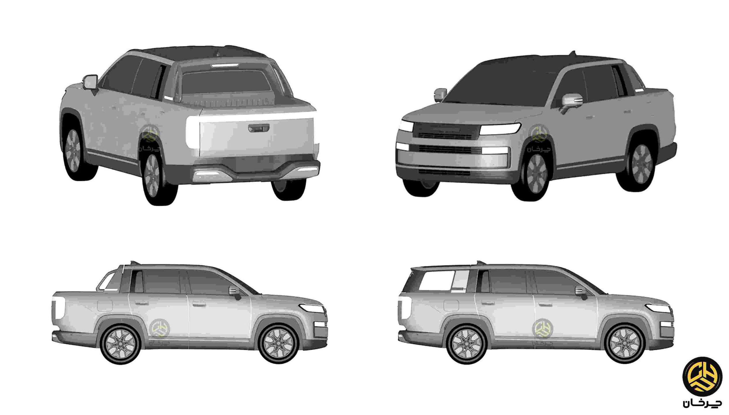 پیکاپ جدید چری NEW CHERY SUV PICKUP