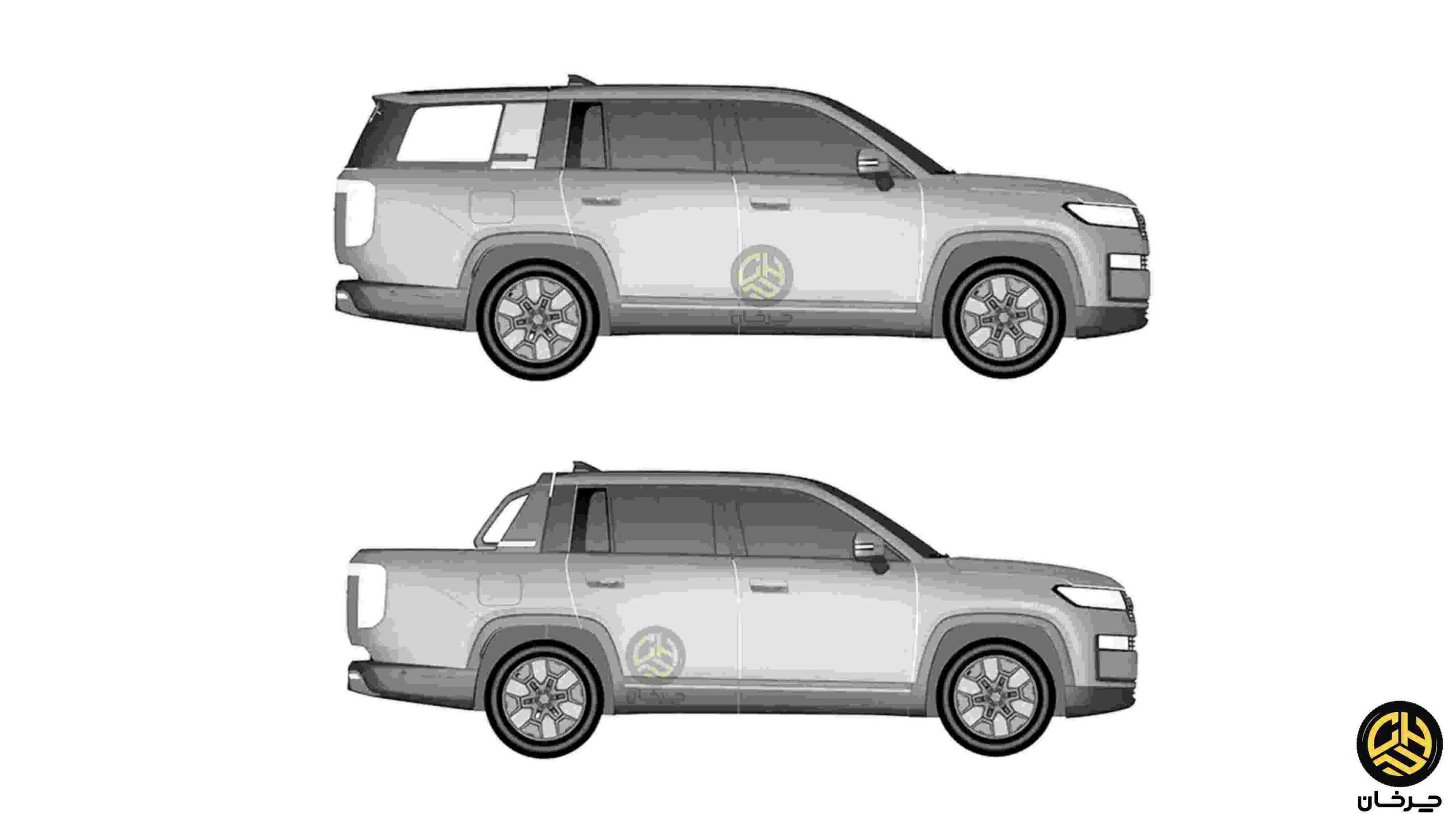 پیکاپ جدید چری NEW CHERY SUV PICKUP