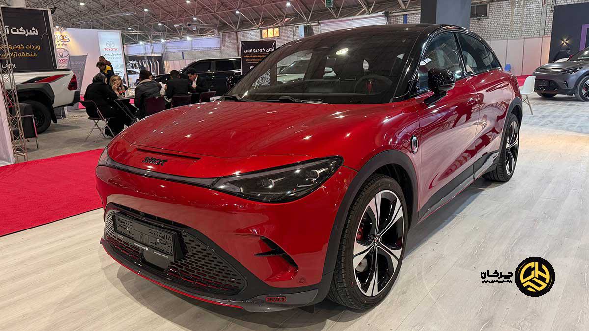 نگین تندیس الماس در نمایشگاه خودروی تبریز