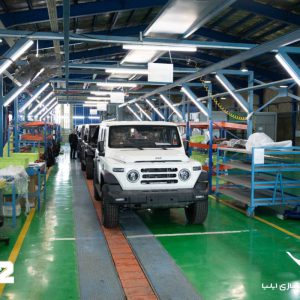 خودروی 212 خودروسازی ایلیا روی خط تولید