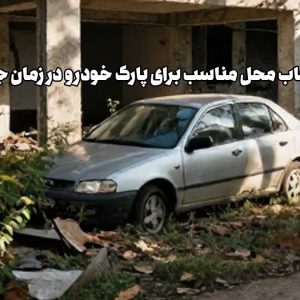 انتخاب محل مناسب برای پارک خودرو در زمان جنگ