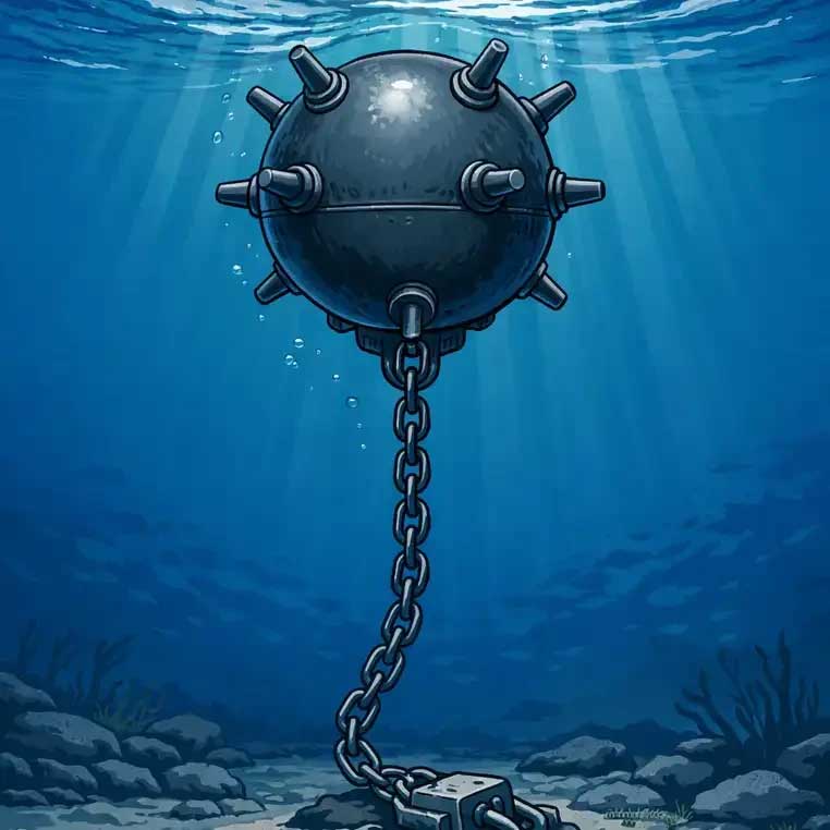 مین دریایی چیست و آیا به سادگی قابل نابودی است؟