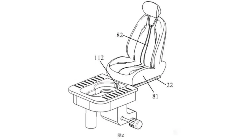 اختراع عجیب و جنجالی «توالت مخفی داخل خودرو» توسط سازنده Aito؛ ثبت رسمی شد