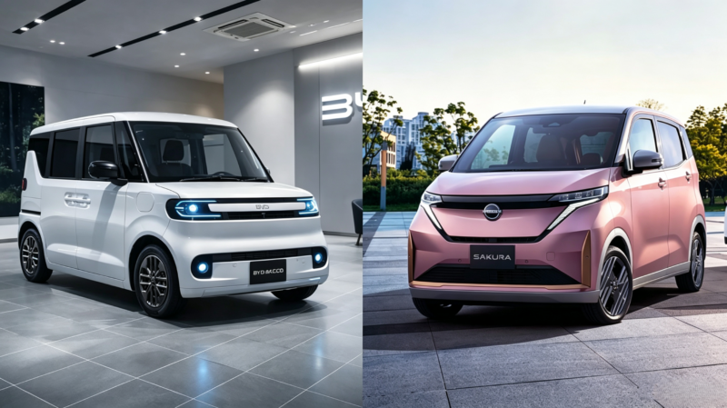 خیز تازه BYD در ژاپن؛ راکو، میکروکار برقی با برد ۳۲۰ کیلومتر از راه می‌رسد