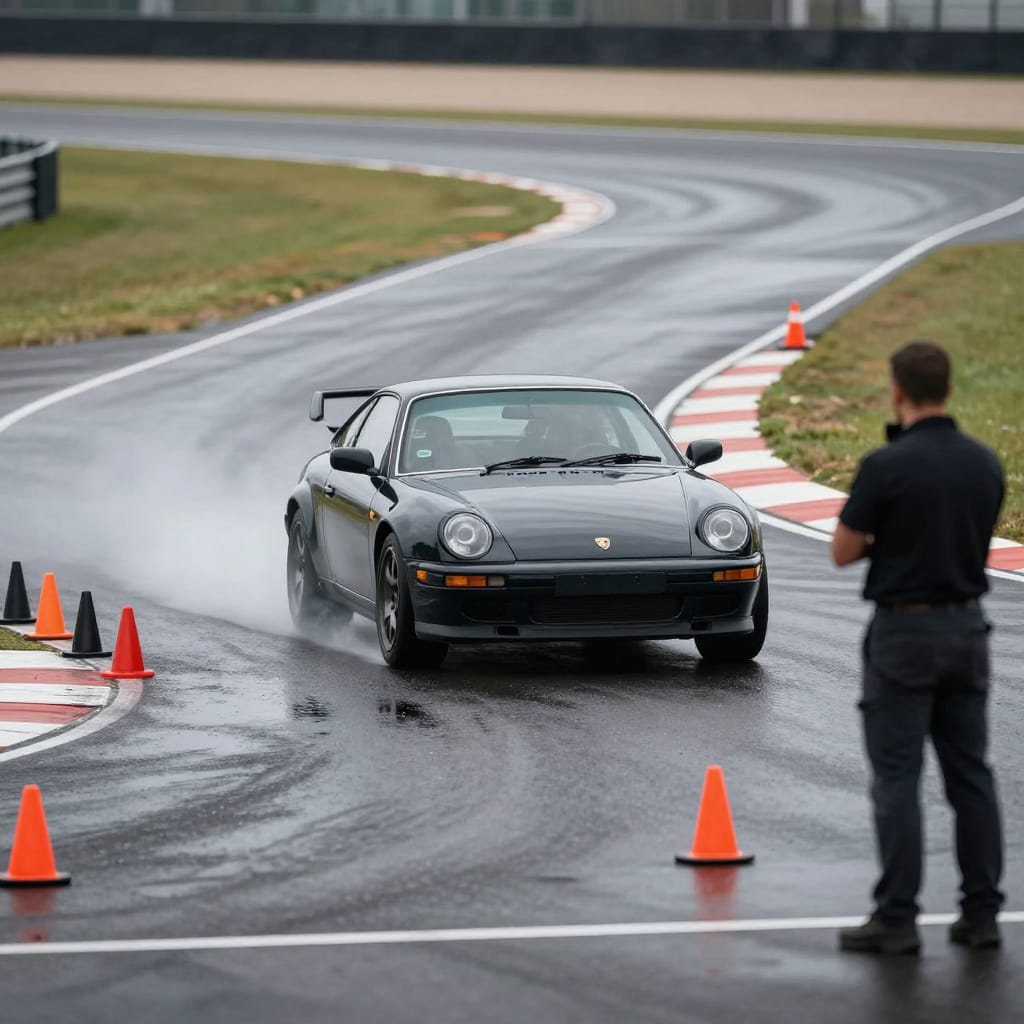 چگونه لغزش کنترلی (oversteer و understeer) را تشخیص دهیم و خودرو را کنترل کنیم تمرین رانندگی در پیست بسته برای یادگیری کنترل و بازیابی لغزش کنترلی