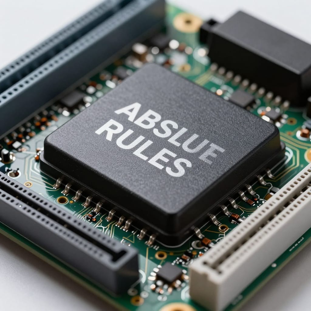 برد الکترونیکی یک ECU با قطعات و کانکتورهای پیچیده