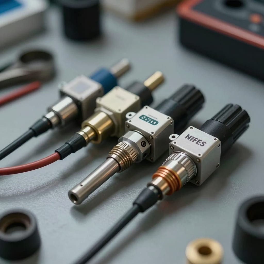 مقایسه انواع سنسور اکسیژن O2 روی میز کار با ابزارهای تعمیر