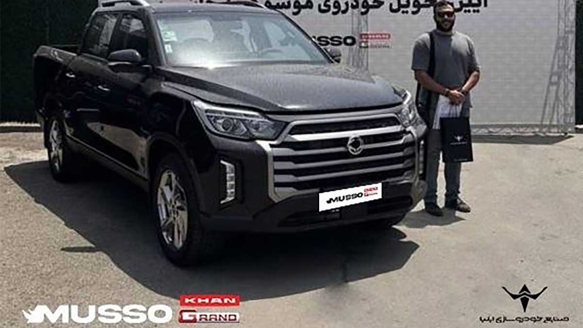 تحویل موسو گرندخان صنایع خودروسازی ایلیا