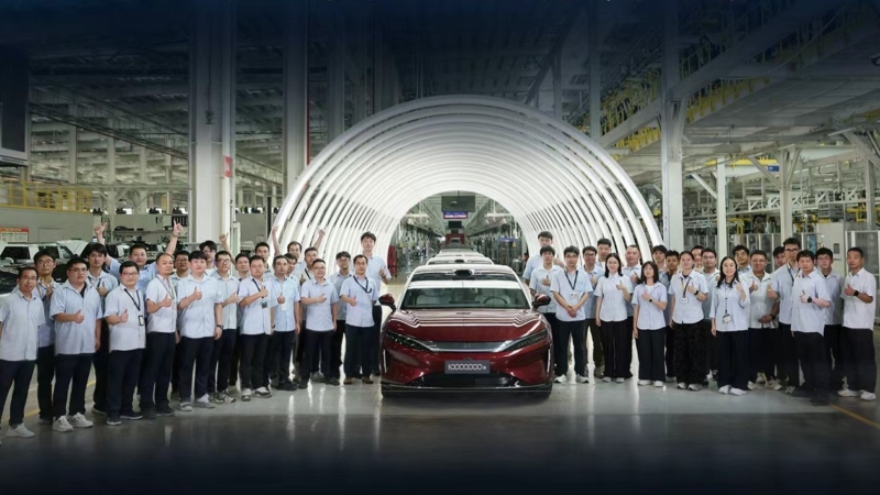 BYD در عرض 13 سال به 10 میلیون دستگاه در سری «دیناستی» رسید
