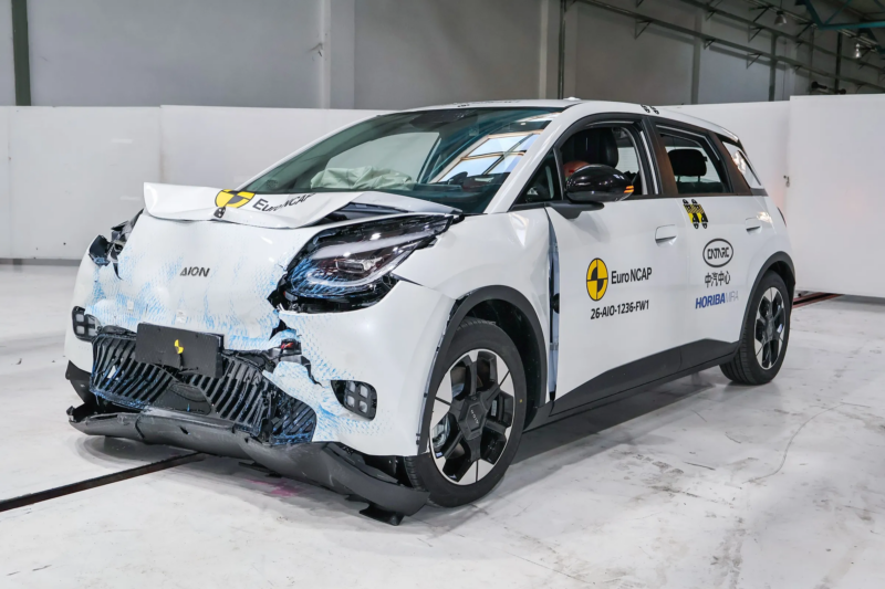 سه خودروی برقی چینی در ارزیابی ایمنی Euro NCAP ۲۰۲۶ پنج ستاره گرفتند؛ جزئیات عملکرد Aion UT، Geely E2 و Leapmotor B05