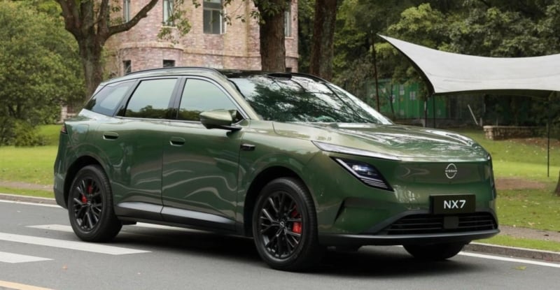 نیسان NX7 PHEV قبل از عرضه در فصل چهارم ۲۰۲۶ روی جادههای چین دیده شد نیسان NX7 PHEV قبل از عرضه در فصل چهارم ۲۰۲۶ روی جادههای چین دیده شد