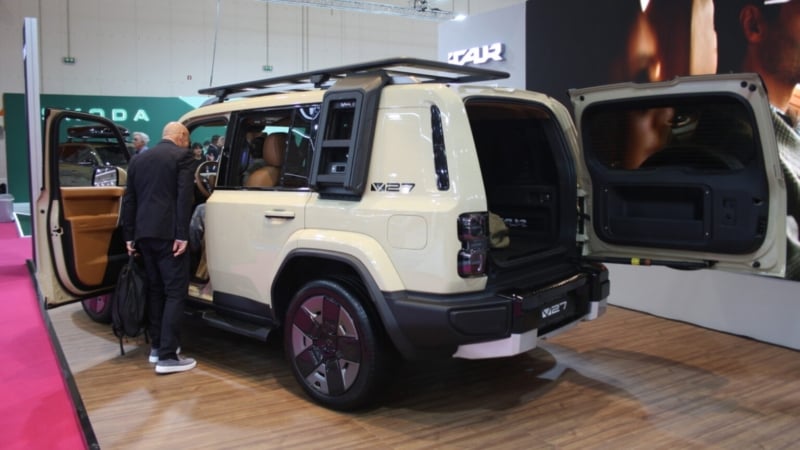 چری iCaur V27 EREV؛ آفرودر پلاگین چینی با پیشرانه ترکیبی و قیمت 54,900 یورو وارد اروپا شد